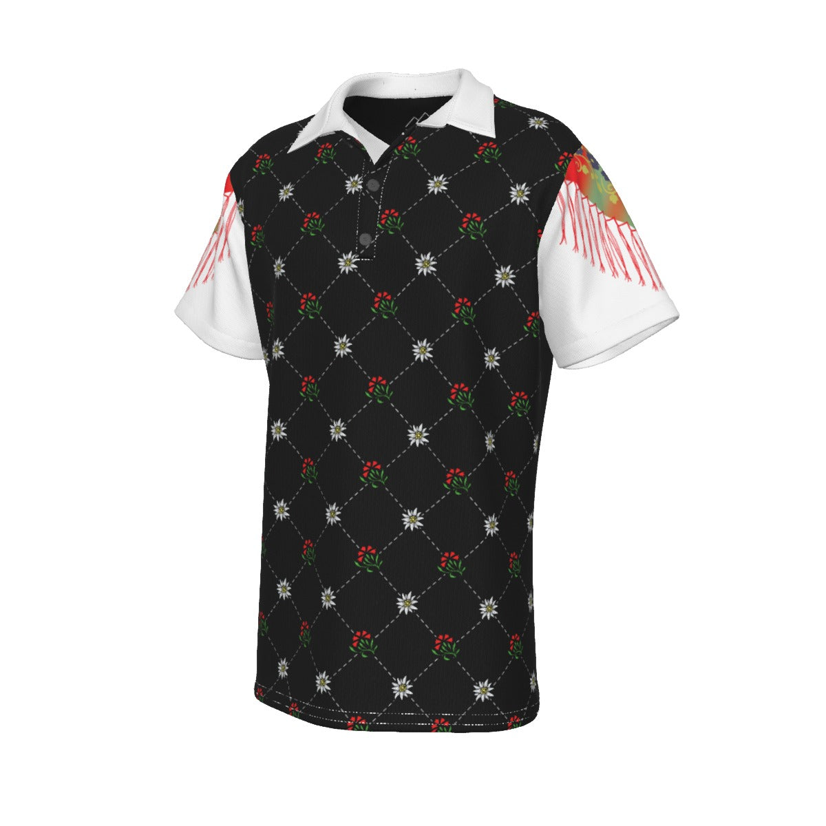 Short-sleeved polo shirt | Slovenian national costume | Men's