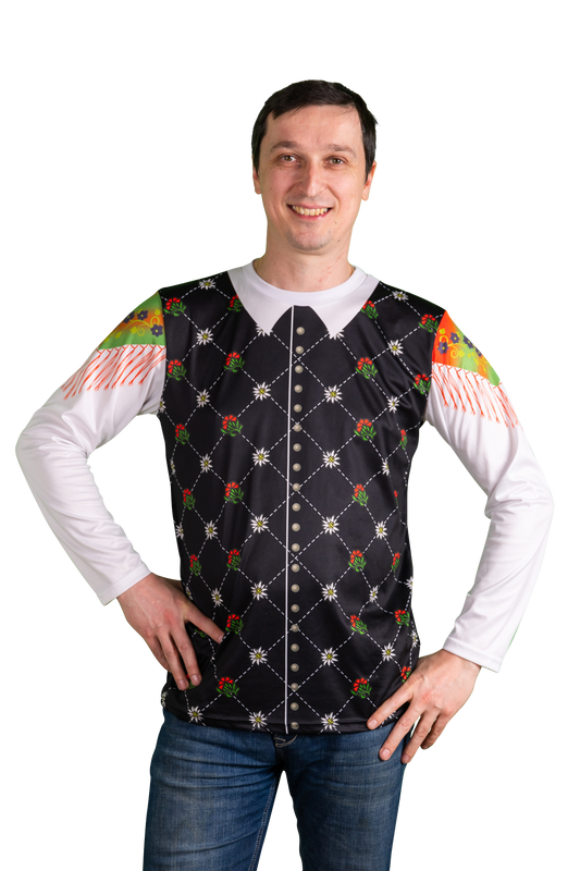 Slovenska noša z dolgimi rokavi