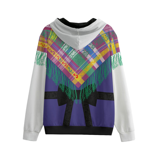 Hoodie with zipper | Slovenian national costume | Women's